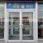 Modern House Exterior Main Front Entrance Aluminum Front French Door With Sidelight