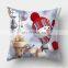 New Model 45x45 Case Luxury Custom Made Cushion White Decorative Custom Christmas Cover Pillow