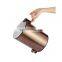 New Rose gold household  3L 5L  garbage bin metal hotel dustbin customised color indoor dustbin