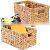 Water Hyacinth Storage Basket Eco Friendly From Vietnam/Handwoven Natural Water Hyacinth Storage Basket With Handle