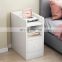 New design bedside table gloss white storage bedside table nightstand modern