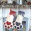 Wholesale Custom Vintage Plain Sublimation Pet Cat Dog Paw Gift Decoration Socks Christmas Stocking
