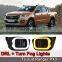 For Ranger T8 Car Led Fog Light Daytime Running Lamp With Moving Signal DRL