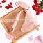 Rose Quartz Jade Roller With Gua Sha Board Mini Eye Jade Roller set Facial Beauty Massage Jade Roller