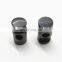 Custom High Quality Thicken Durable Low-Key Black Zinc Alloy Metal Rope Stopper For Shoes