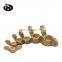 JINGHONG Fasteners DIN 315 Brass Butterfly Wing Nuts Rounded Wings