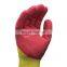 Labor Protection Gloves Foam Latex Gloves Dip Rubber Coated Palm Anti-skid Wear-resistant Breathable Site Work Protective Gloves