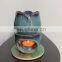 Essential Oil Burner Wax Melt Burner With Candle Spoon Aromatherapy Aroma Burner Ceramic Oil Diffuser Candle Tealight Oil Warmer