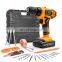 12V/16.8V/24V power tools Lithium Battery Professional Impact Nail Hand Rechargeable Cordless drill wholesale