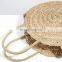 Large Seagrass HandBag, Seagrass Circular Basket Bag Natural Tote Bag Wholesale in Bulk Vietnam Supplier