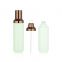 High end cosmetic packaging 50g cream bottle 40ml liquid foundation glass bottle 120ml press lotion bottle
