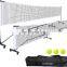 Pickleball Net with Wheels Regular Pickleball Set with Net, Pickleball Nets Portable Outdoor With Carrying Bag