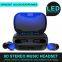 Gradient color Earphones 1500mAh Charging Case 9D Stereo Headset LED Display IPX7 Waterproof TWS Q61X Wireless Blutooth Earbuds