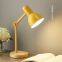 Creative Nordic Wooden Art Iron LED Folding Simple Desk Lamp Eye Protection Reading LED Table Lamps Room Home Decor Night lights