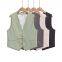 New Temperament Slim Fit Vest+hot Pants Composite Blend Suit for Women