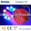 Super compact 12*1W RGBW color changer flat christmas led par can light