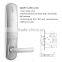 Zinc Alloy Beautifull Highest Security Electronic Card Reader Keyless Door Locks For Economy Hotel