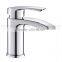 Bathroom Save Water Style Round Brass Body Single Handle Basin Tap