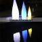 Solar LED light PE plastic lamp with remote control