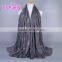 Latest Design Cotton Colorful Butterfly Emboridery Scarf Shawl
