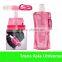 Hot Sell Promotion Plasict foldable water bottle with logo