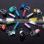 Lovely torch key chain hot sale high quality LED flashlight key chain bag accessories with laser pointer