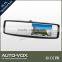 Touch screen car rear view mirror monitor
