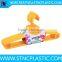 36cm Standard Plastic Adult Beige Velvet Hangers Clothes Hanger