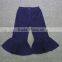 Wholesale Baby girls boutique cotton jeans kids denim ruffle pants new style
