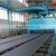 001A good quality roller conveyor steel plate gritblast cleaning machine