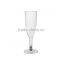 6oz Clear Plastic Champagne Glass