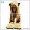 Design your own handmade knitted custom winter Animal scraf hats gloves set