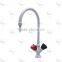 Competitive price Laboratory accessories lab work bench table top acid proof brass cold and hot water faucet