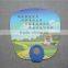 good quality printed PP material chinese hand fan mini hand fan small plastic fan