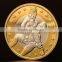 gold plated commentative metal sex euro coin