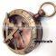 Brass Sundial Compass- Locket Compass- Vintage Pendant Sundial Compass 13236