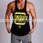 y back gym singlet with customized printing - Mens Wholesale Gym
