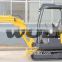 rubber track mini excavator/ 2.2 ton mini excavator / mini crawler excavator
