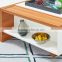 Modern wooden high glossy white functional coffee table