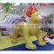 Lovely Yellow PVC0.4 Animal Cartoon Toy Inflatable Horse From Hongyi Manufacturer