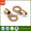 Custom wire crimp copper terminal