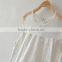 Factory sale directly girls princess skirt cotton white lace dress wholesale for birthday mini dress for girl of 7 years old