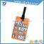 wholease custom bulk plastic soft pvc rubber id card holder loop strap shape travel hotel hang luggage tag