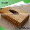 Rectangular bamboo tissue box tissue holder box