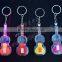 Fashion Acrylic Colorful Violin Keychain