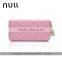 Wholesale women clutches rfid blocking genuine leather cell phone wallet