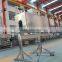 15kw electric heat shrinking tunnel with universal moving wheel