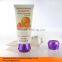 plastic flip top cap material and body scrub gel use container