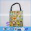 Digital printed custom made cotton canvas women's shopping tote bag