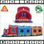 Best Selling Children's Park Bounce Express Train Inflatable Obstacle Course Equipment for Sale Supplier's Choice